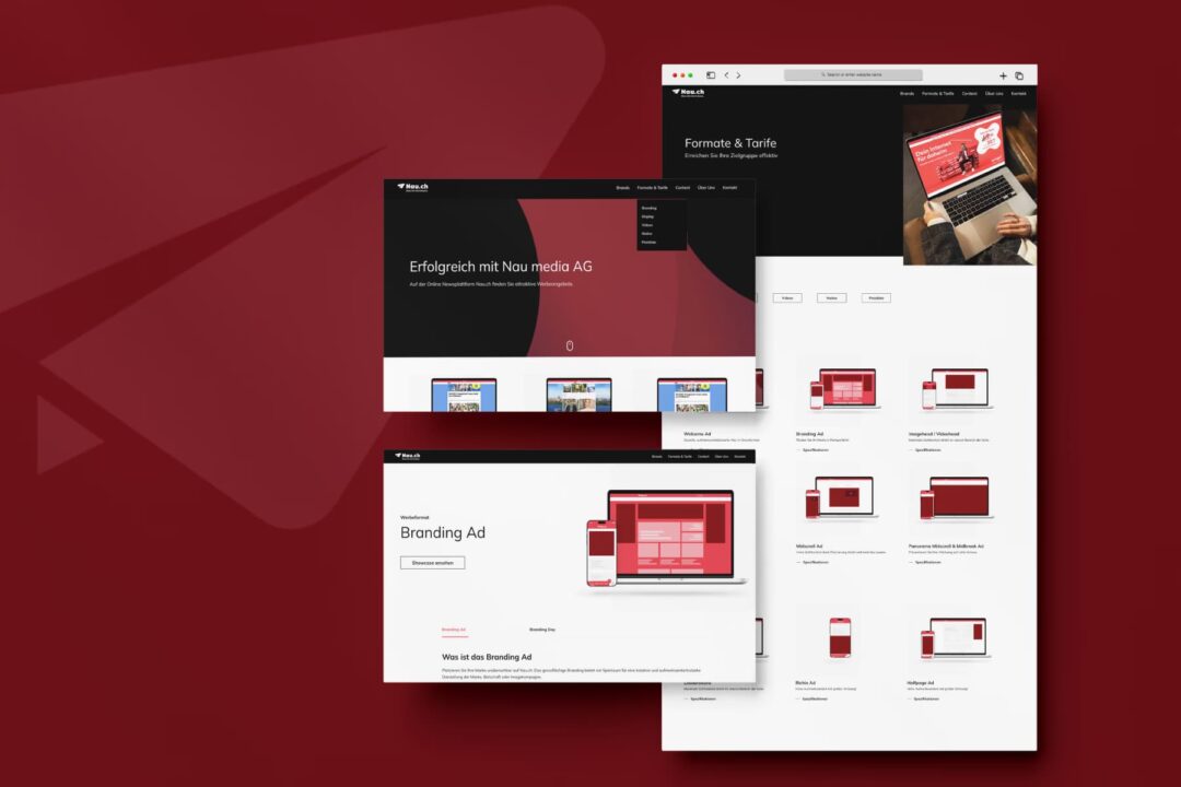 Website Nau media AG