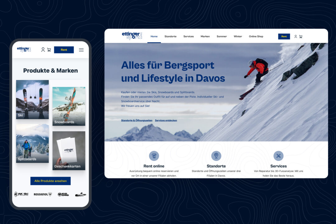 Ettinger Sport Davos Website