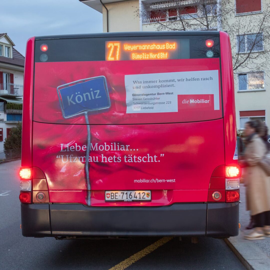 Die Mobiliar – 3D Bus Design