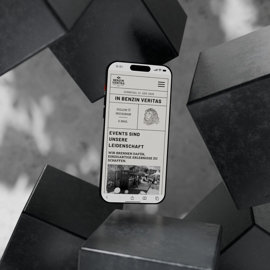 Website für In Benzin Veritas