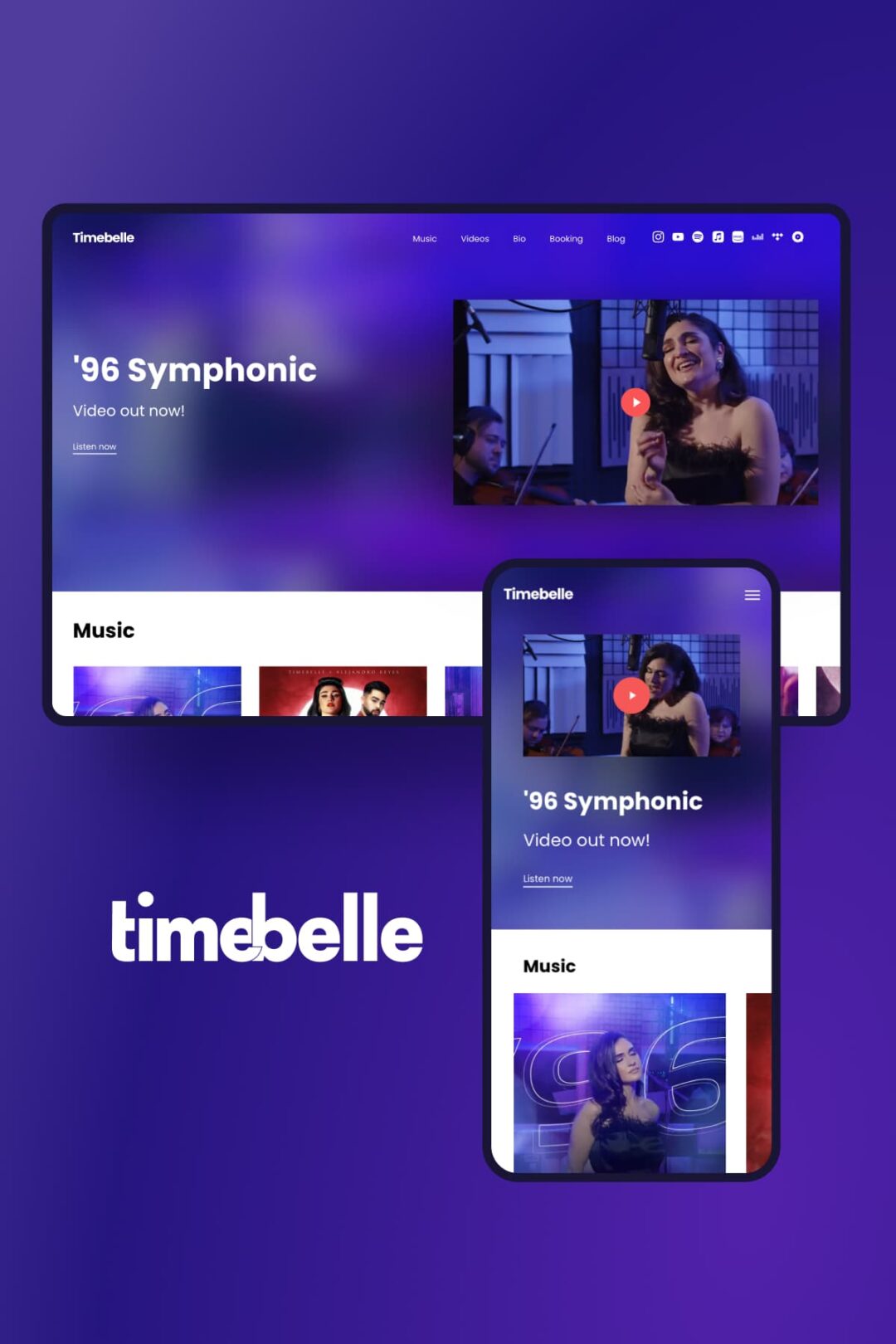 Website für Timebelle