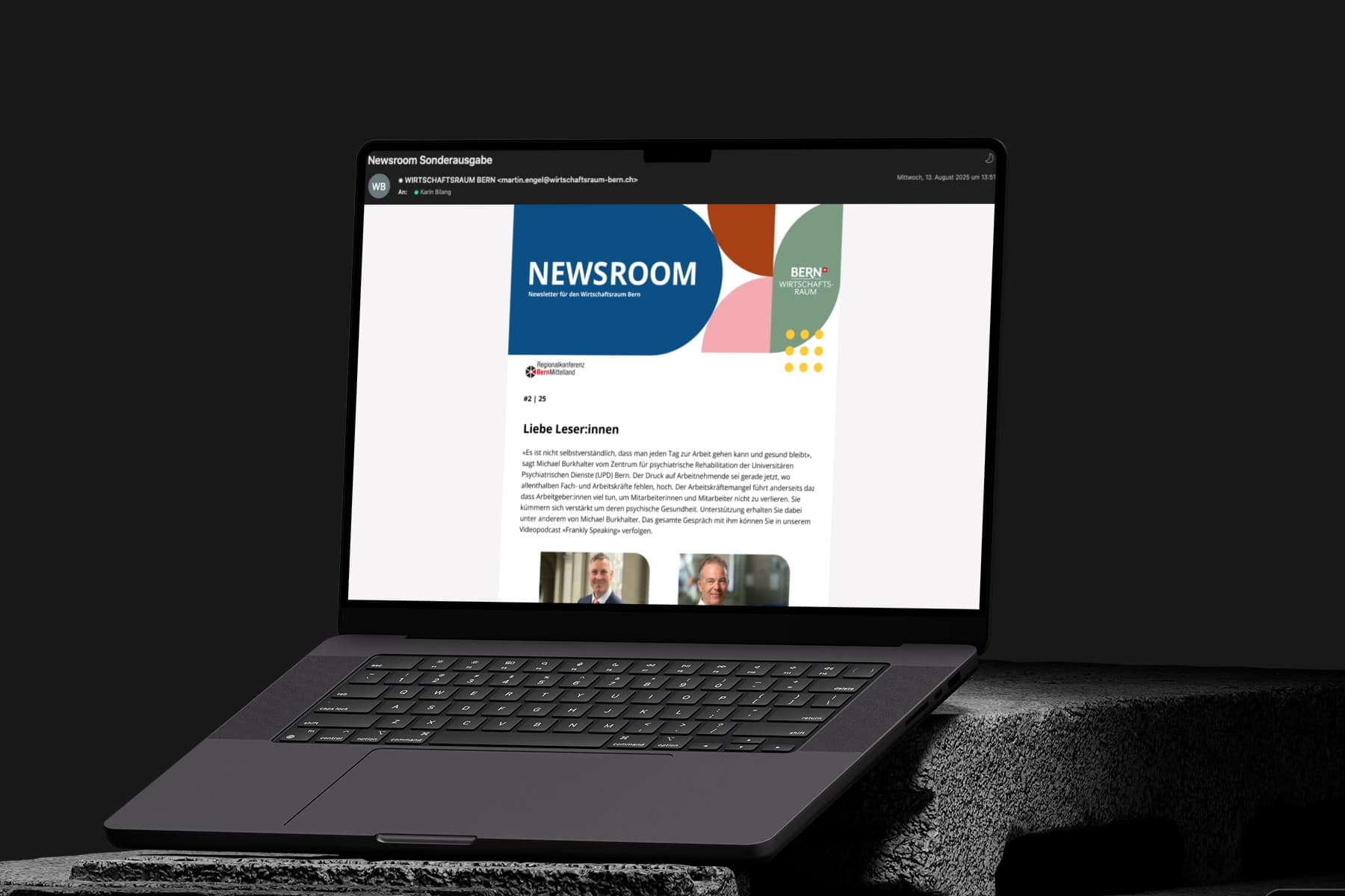 Newsletter für den Wirtschaftsraum Bern